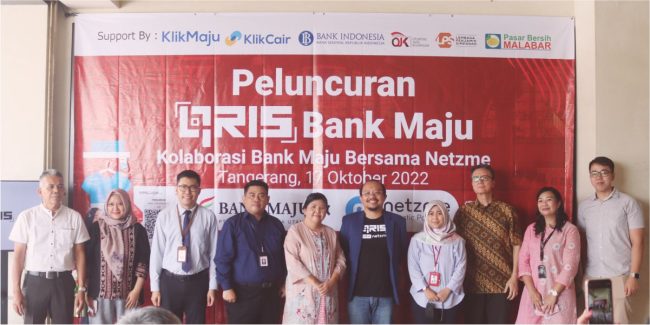 Peluncuran QRIS Bank Maju